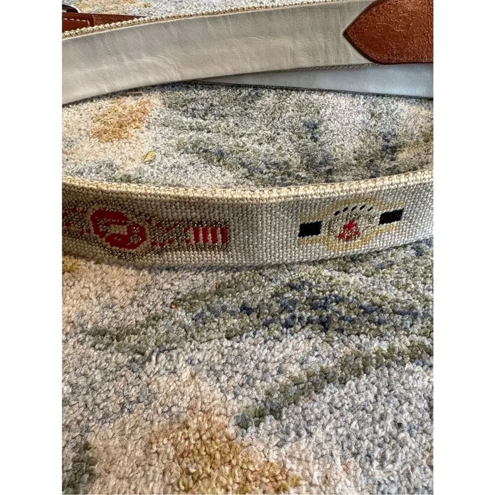 Tory Leather belt in size 36 canvas leather lot of 2